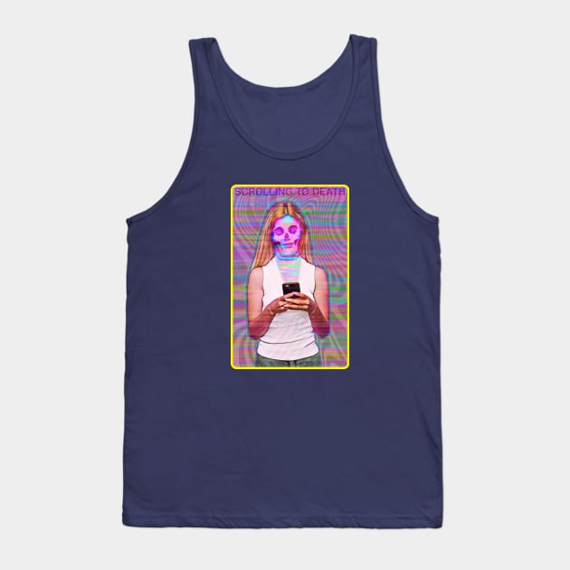 SCROLLING TO DEATH Tank Top by HalHefner